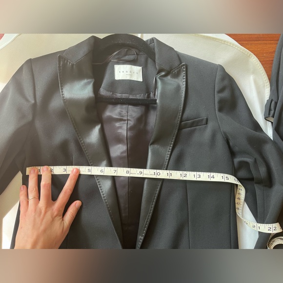 Sandro suit (black) - blazer and matching pants - Picture 6 of 6